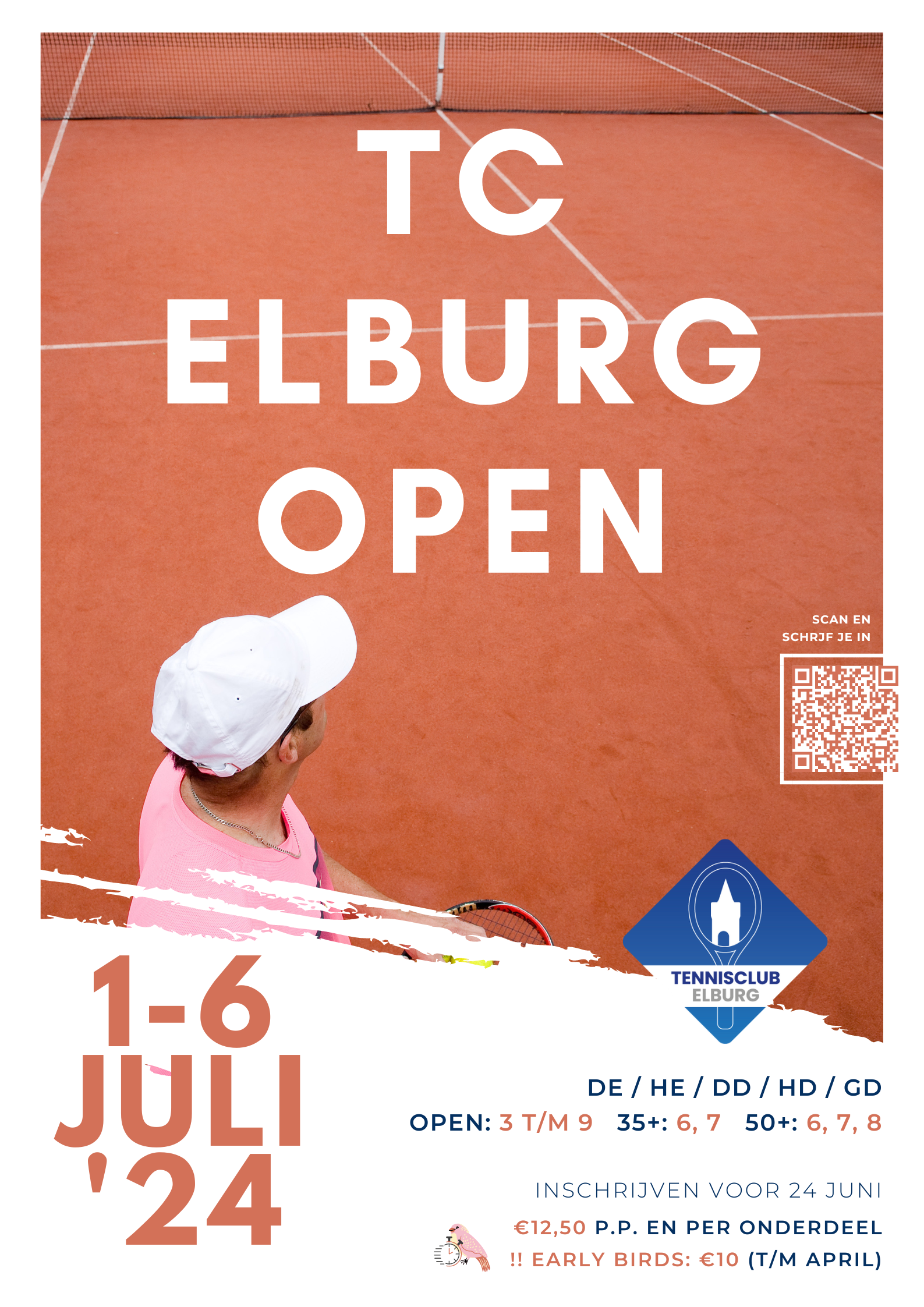 Eerste week van juli: de T.C. Elburg Open — tcelburg.nl